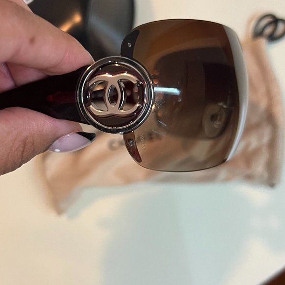 CHANEL VINTAGE SUNGLASSES (TRENDY- CONDITION-NEW) - Picture 1 of 10